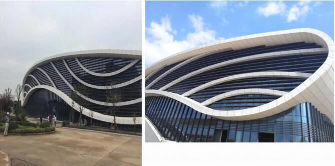 第七届世界军运会游泳馆双曲板